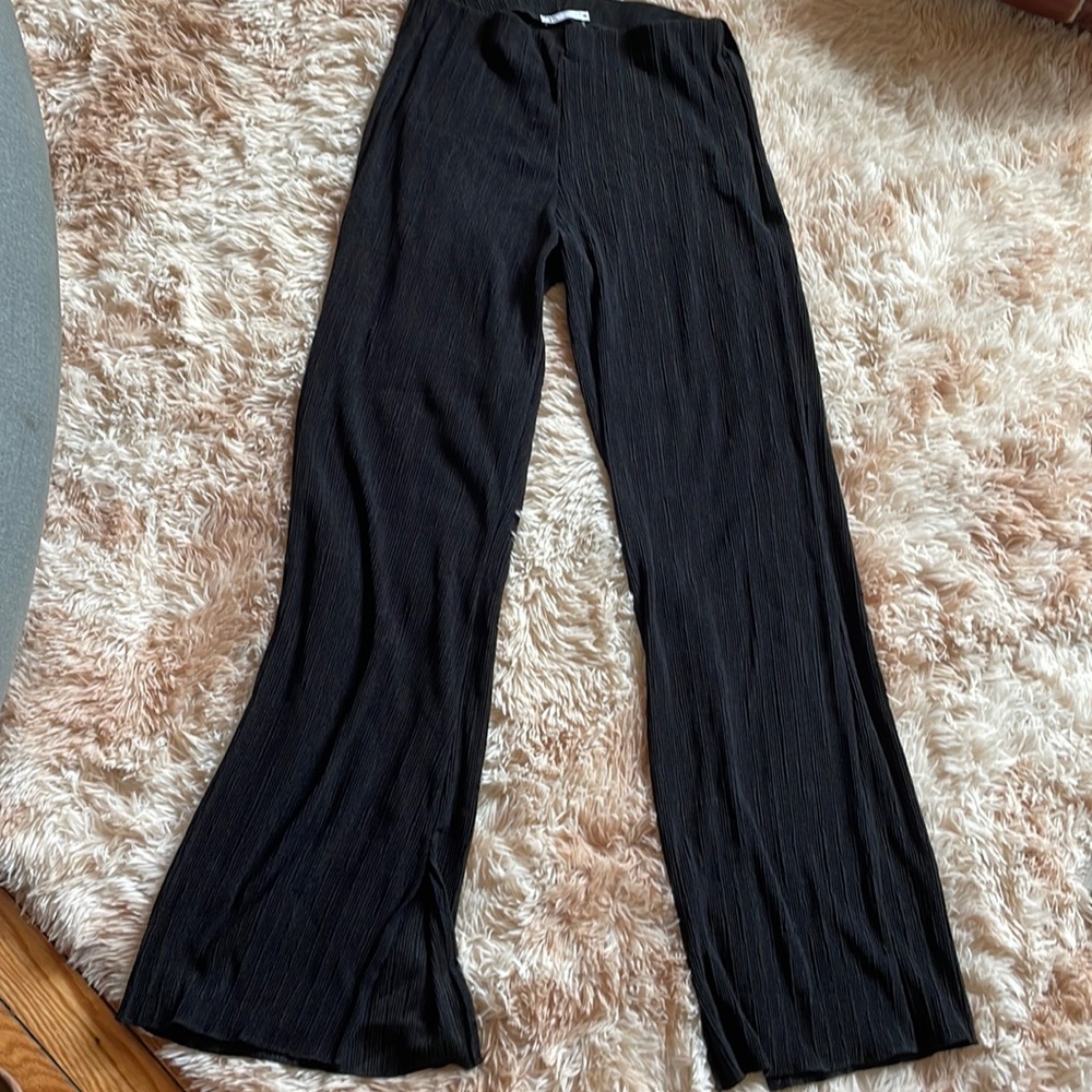 Zara Wide Leg Black Pants